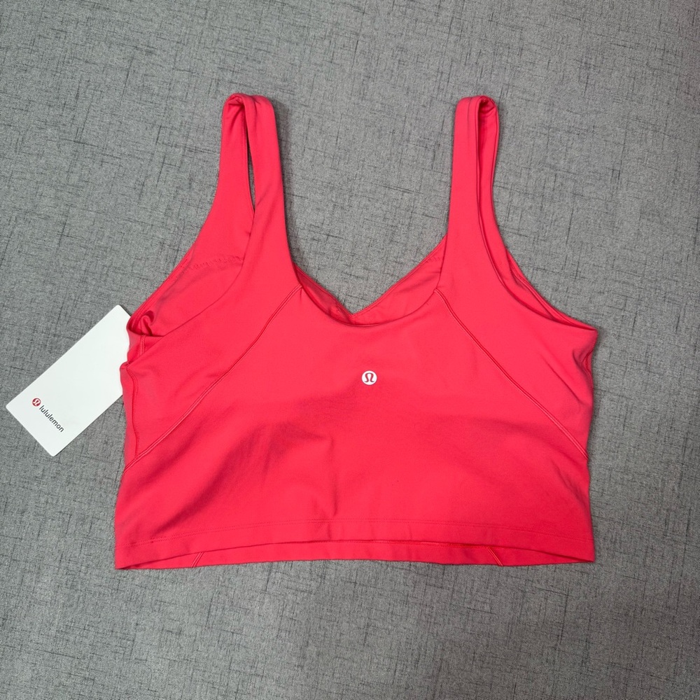 Lululemon Align Tank Top Crop Top Glazed Pink Size 14 NWT - Picture 5 of 8